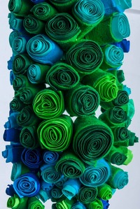 Detalle de la obra 'Nadar en agua dulce'. 