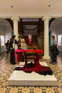 Inauguración de la muestra colectiva 'El nudo de la trama'.